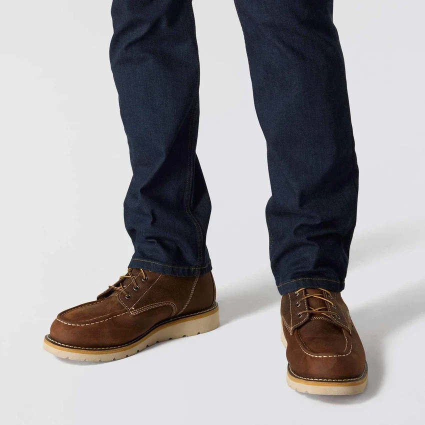 Vaqueros de trabajo para hombre, ajustados y cónicos, con tejido Rugged Flex