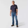Vaqueros de trabajo para hombre de corte holgado y campana «Fr Relaxed Fit Bootcut Rugged Flex», resistentes al fuego