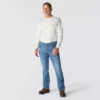 Vaqueros de trabajo para hombre de corte holgado y campana «Fr Relaxed Fit Bootcut Rugged Flex», resistentes al fuego