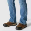 Vaqueros de trabajo para hombre de corte holgado y campana «Fr Relaxed Fit Bootcut Rugged Flex», resistentes al fuego