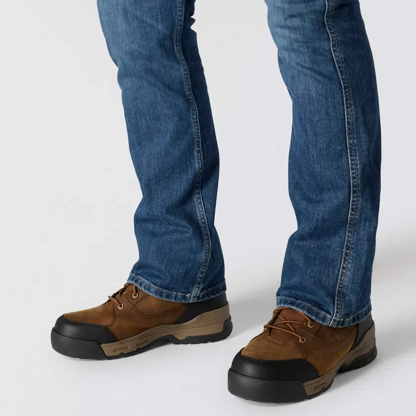 Vaqueros de trabajo para hombre de corte holgado y campana «Fr Relaxed Fit Bootcut Rugged Flex», resistentes al fuego