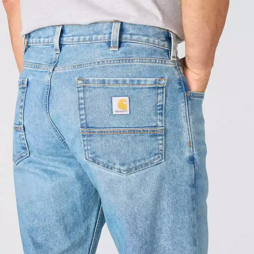 Vaqueros de trabajo para hombre de corte holgado y pierna recta con tecnología Rugged Flex