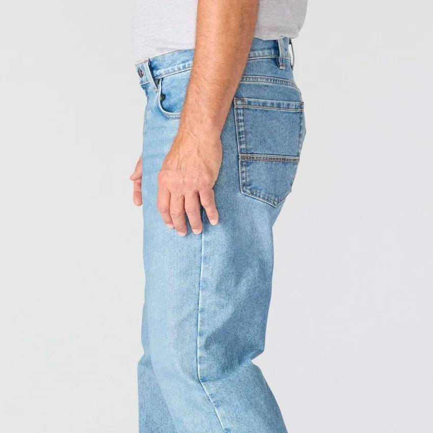 Vaqueros de trabajo para hombre de corte holgado y pierna recta con tecnología Rugged Flex