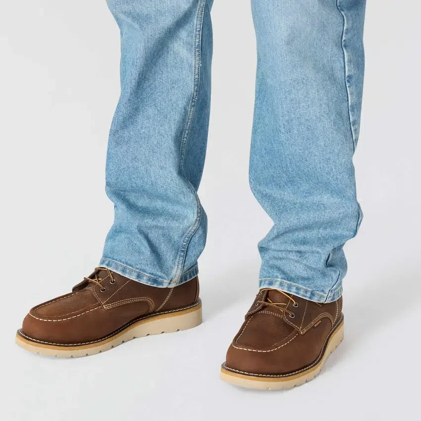 Vaqueros de trabajo para hombre de corte holgado y pierna recta con tecnología Rugged Flex