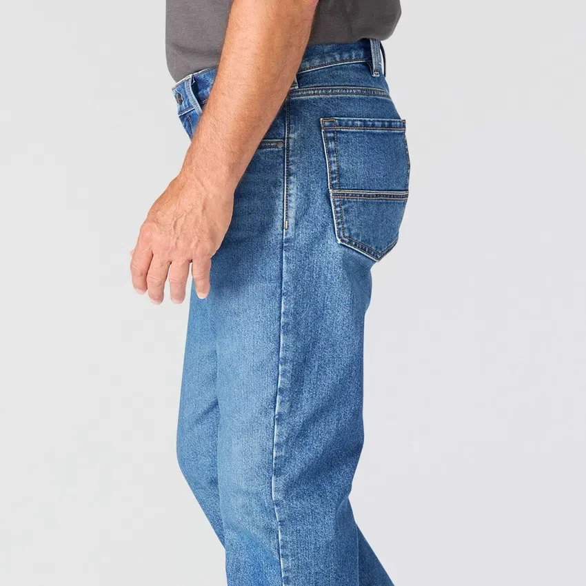 Vaqueros de trabajo para hombre de corte holgado y pierna recta con tecnología Rugged Flex