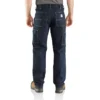 Vaqueros de trabajo para hombre, de corte recto holgado, con doble refuerzo en las rodillas y tecnología Rugged Flex