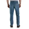 Vaqueros de trabajo para hombre, de corte recto holgado, con doble refuerzo en las rodillas y tecnología Rugged Flex