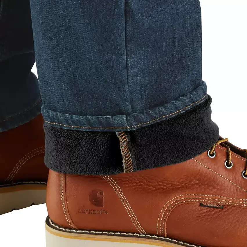 Vaqueros de trabajo para hombre «Rugged Flex» con forro