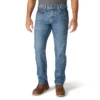 Vaqueros de trabajo rectos, holgados y resistentes «Rugged Flex» para hombre