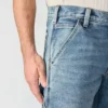 Vaqueros de trabajo rectos, holgados y resistentes «Rugged Flex» para hombre
