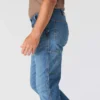 Vaqueros de trabajo rectos, holgados y resistentes «Rugged Flex» para hombre