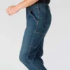 Vaqueros de trabajo rectos, holgados y resistentes «Rugged Flex» para hombre