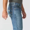 Vaqueros de trabajo rectos, holgados y resistentes «Rugged Flex» para hombre