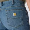 Vaqueros de trabajo rectos, holgados y resistentes «Rugged Flex» para hombre