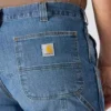 Vaqueros de trabajo rectos, holgados y resistentes «Rugged Flex» para hombre