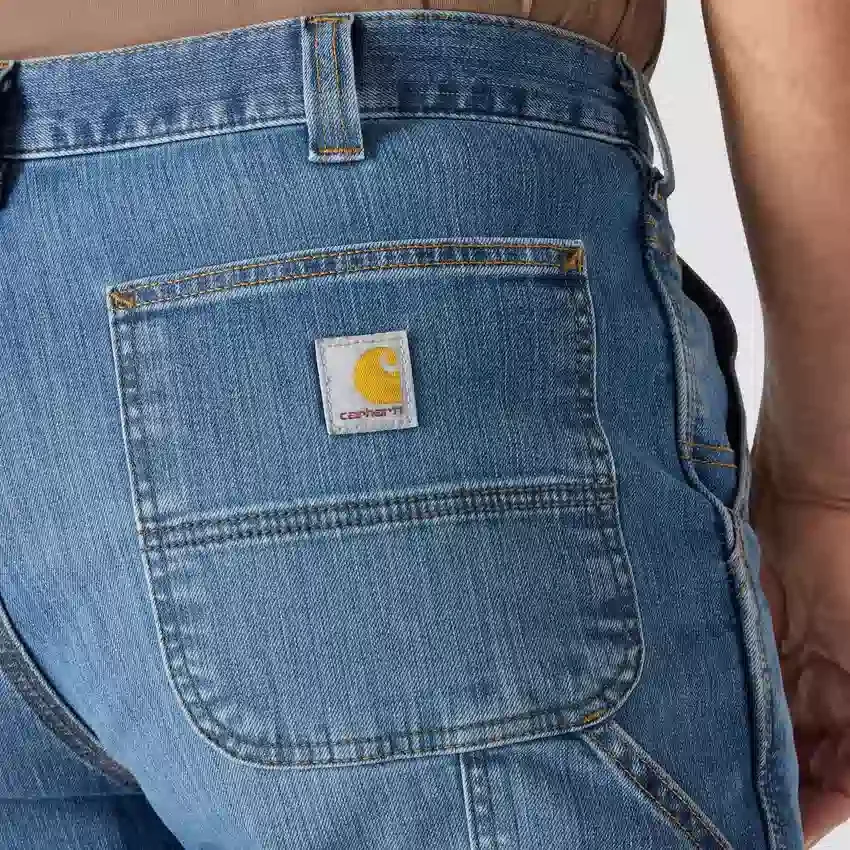 Vaqueros de trabajo rectos, holgados y resistentes «Rugged Flex» para hombre