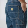 Vaqueros de trabajo rectos y holgados para hombre