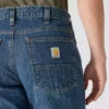 Vaqueros de trabajo rectos y holgados para hombre