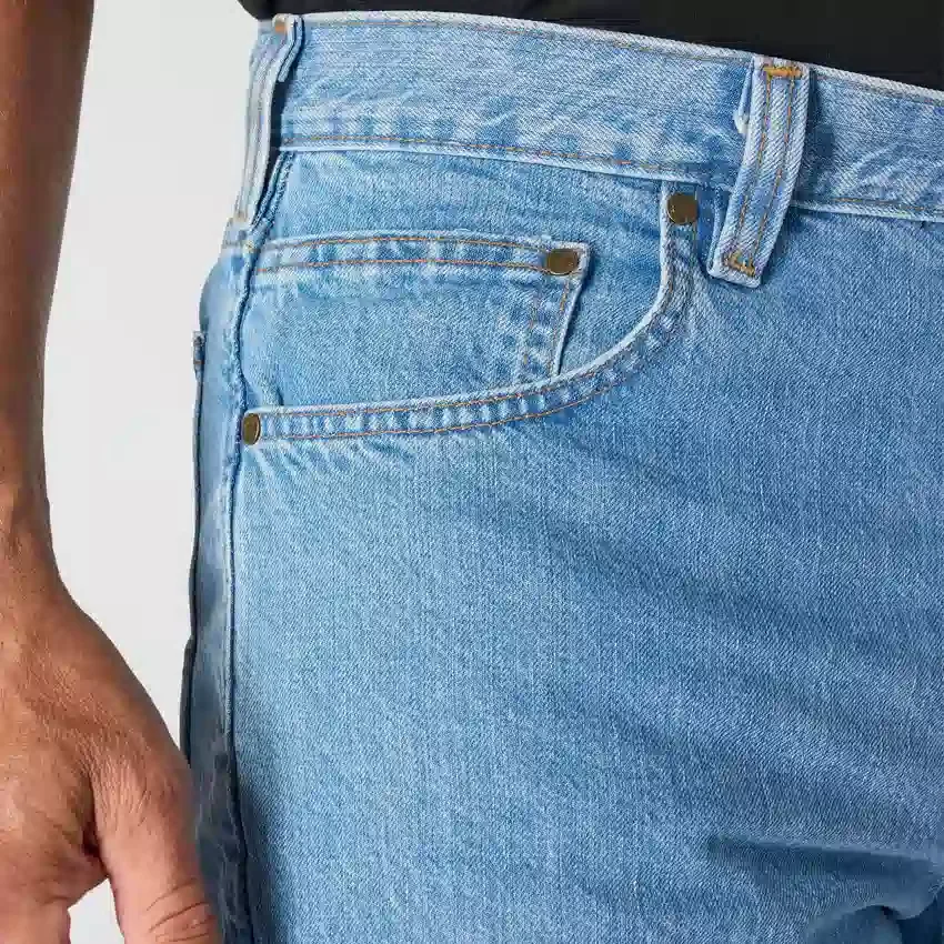 Vaqueros de trabajo rectos y holgados para hombre