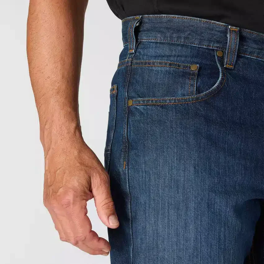 Vaqueros de trabajo rectos y holgados para hombre