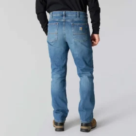 Vaqueros para hombre Fr de corte holgado y pierna recta con tecnología Rugged Flex™: vaqueros ignífugos