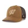 Wisconsin Badgers '47, gorra trucker teñida, corte holgado
